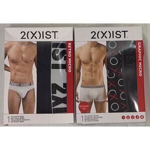 2xist Graphic Micro & Retro Micro - Lot of 2 - NEW - Size S - 28-30